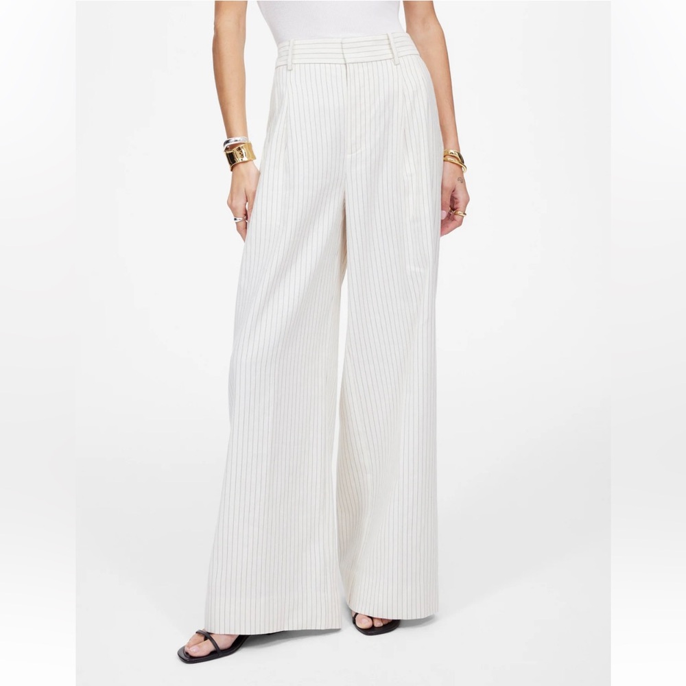 Madewell Superwide-leg Trouser in Linen-Cotton Blend